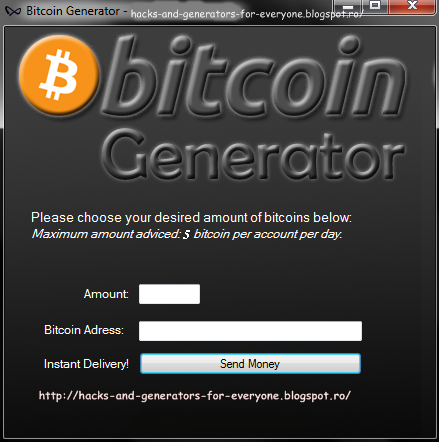 bitcoin account generator